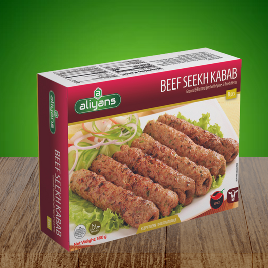 Beef Seekh Kabab Small Spicy 8 Pcs
